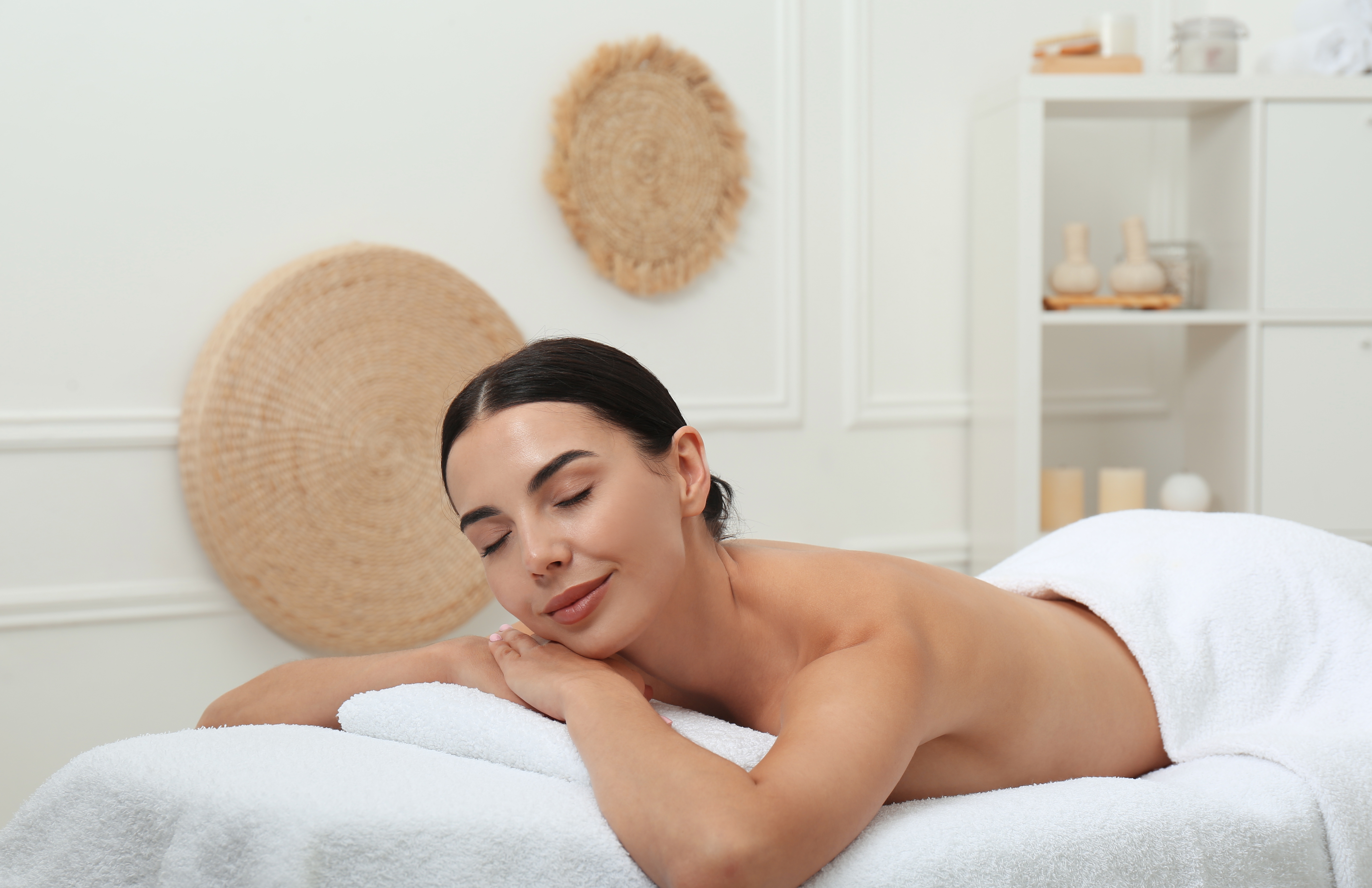 Girl On Massage Table